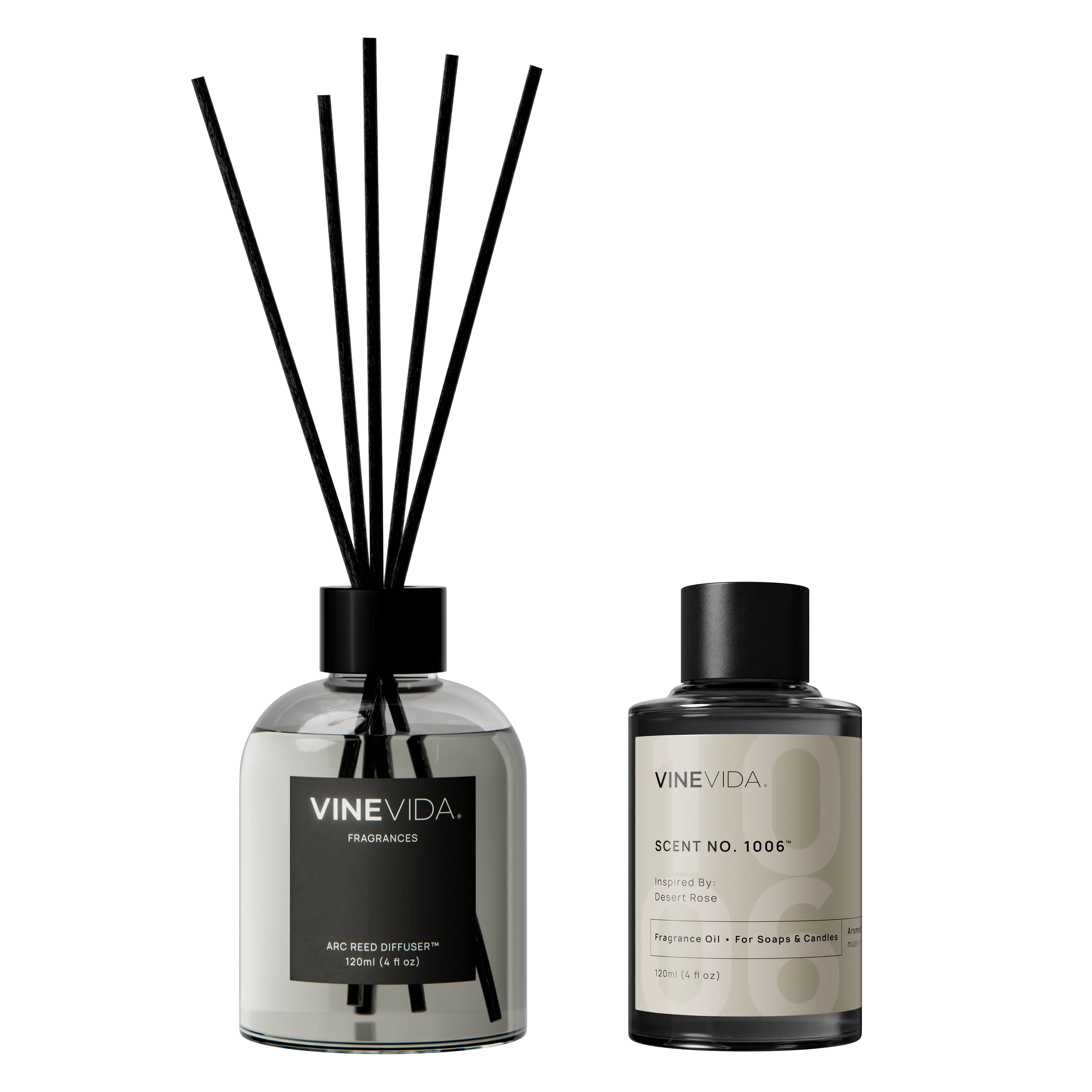 NO. 1006 Reed Diffuser - Inspired by: Desert Rose & Fairmont Hotels - Image 4