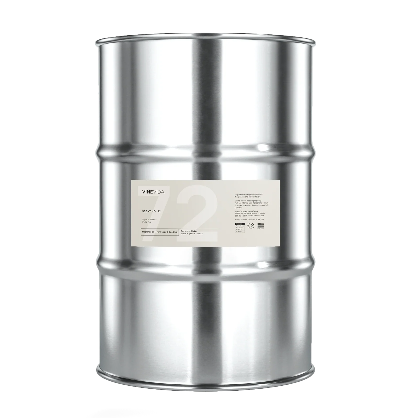 NO. 72 Fragrance Oil for Soaps & Candles - White Tea - Image 8